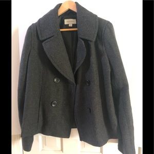Women’s Merona  L wool blend peacoat